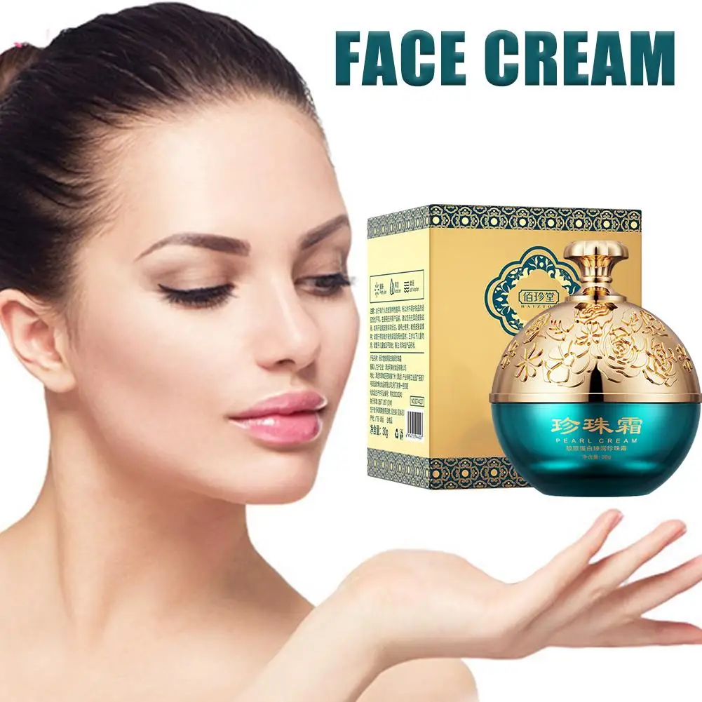 

Collagen Pearl Face Cream Anti Aging Whitening Moisturizing Brighten Wrinkle Firming Lifting Facial Anti-drying Care Skin A K5H5