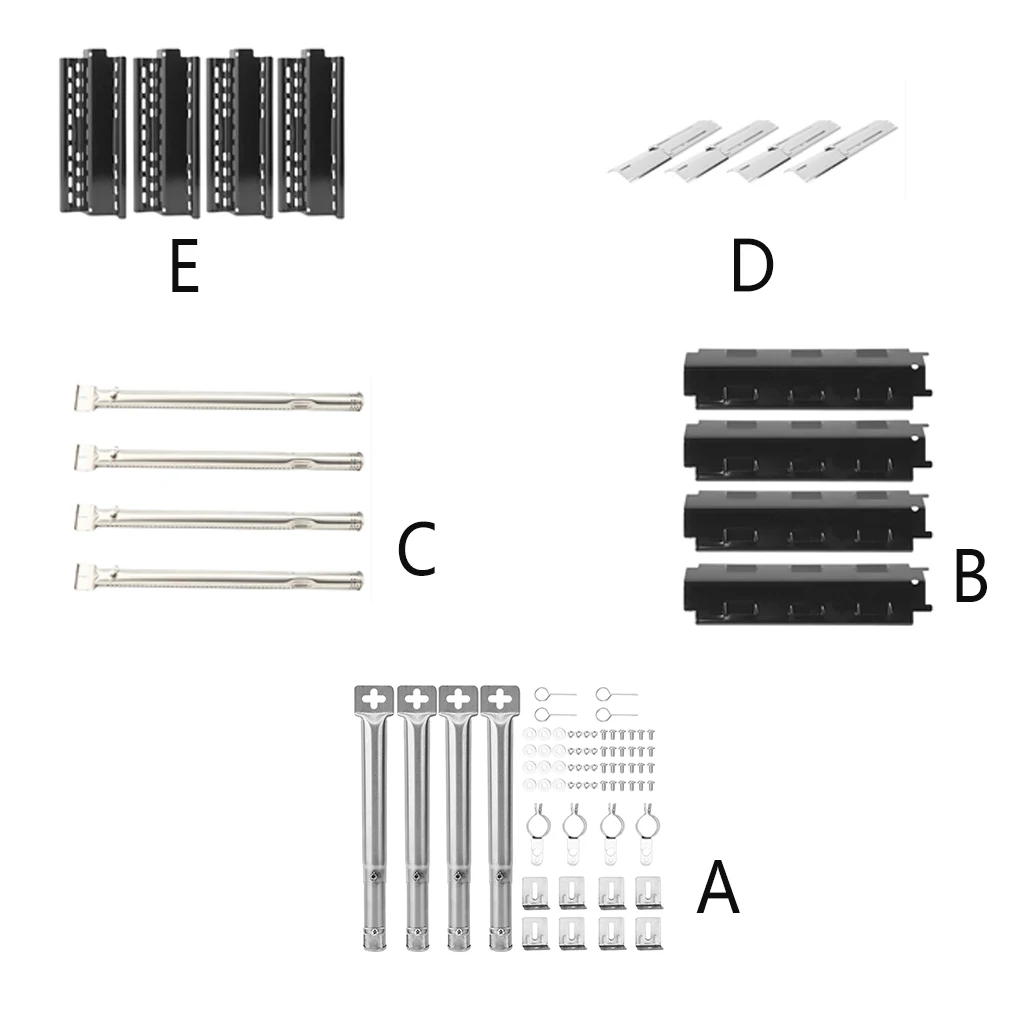 

Трубчатая горелка для гриля, инструмент для легкого кемпинга, нержавеющая сталь, высокотемпературные детали для барбекю, гриля, кухонные См...