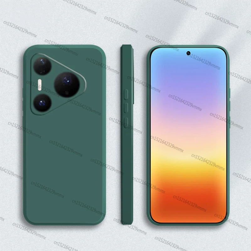 Фото Оригинальный жидкий силиконовый чехол для Huawei Pura 90s Pro, чехол для Huawei Pura 90s Pro Max, задняя крышка для Huawei Pura 90s Pro Max №2