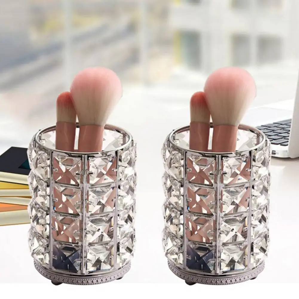 Модный контейнер для кистей макияжа стабильный большой емкости хранения