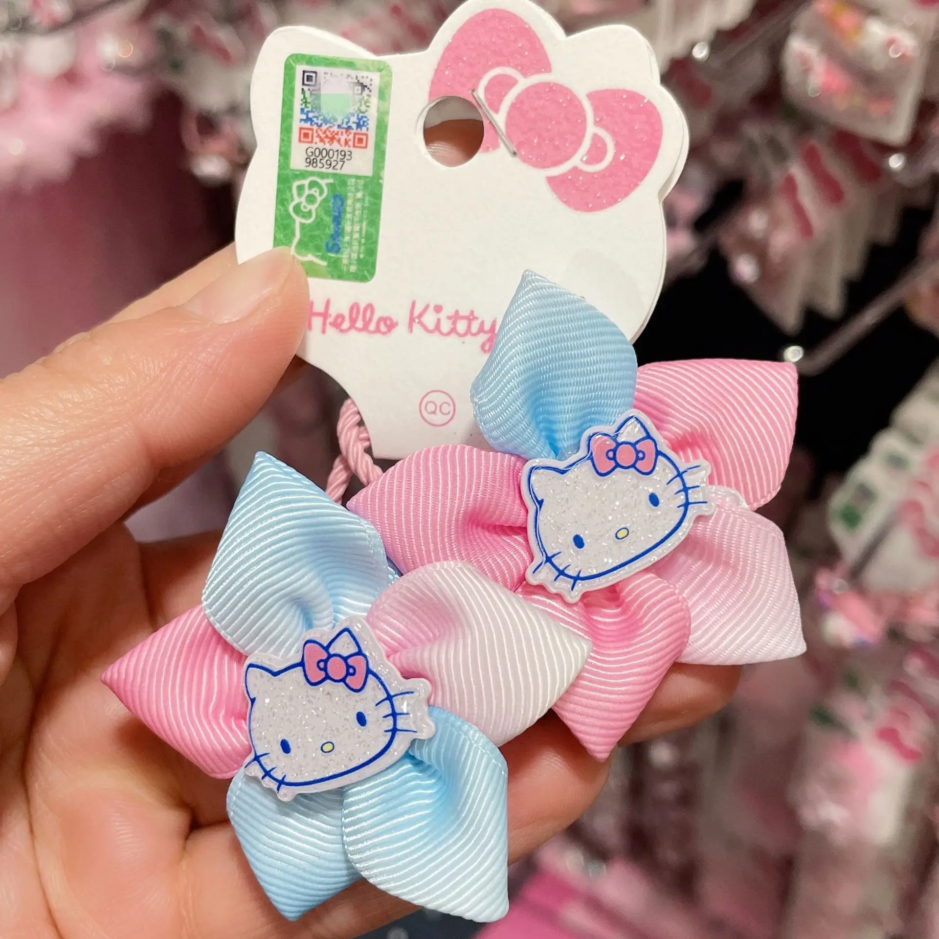 

Hello Kitty Hairclips Kawaii Hair Accessories Sanrio Baby Girl Bows Hair Clip Headbands Ties Fashion Hairties Toddler Girl Fall