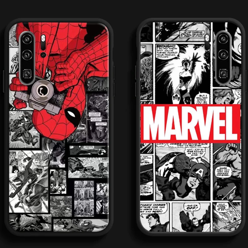 

Marvel Iron Man Phone Cases For Huawei Honor P40 P30 Pro P30 Pro Honor 8X V9 10i 10X Lite 9A 9 10 Lite Funda Soft TPU