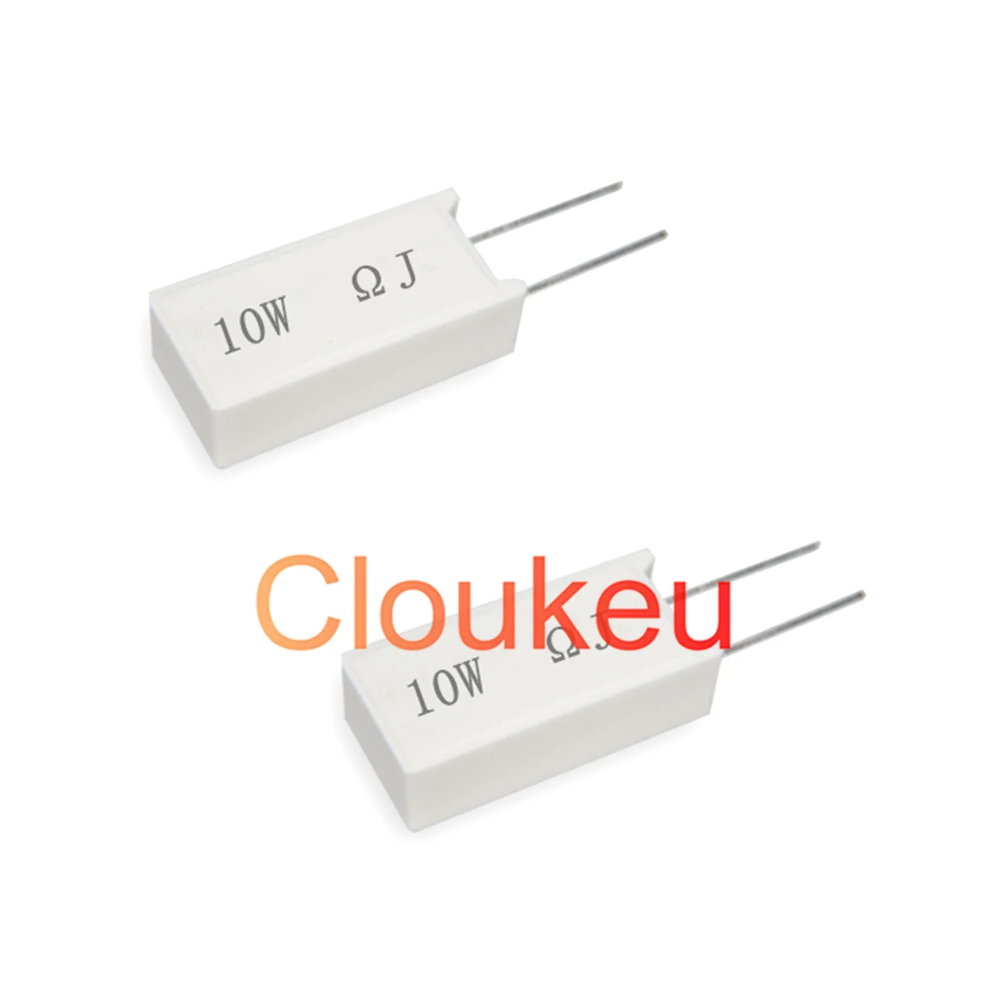 Цементный резистор вертикального типа, M2 10 Вт 5% 39R 43R 47R 50R 51R 56R 60R 62R 68R 75R 82R 91R 100R 110R 120R 150R 160R ohm