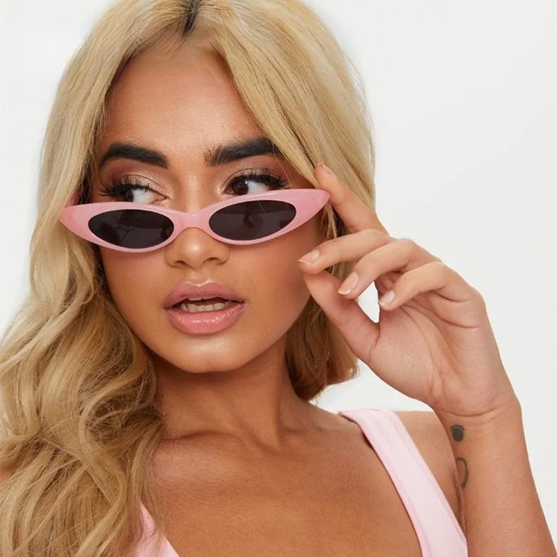 

Vintage Cateye Sunglasses Women Sexy Retro Small Cat Eye Sun Glasses Brand Designer Colorful Eyewear for Female