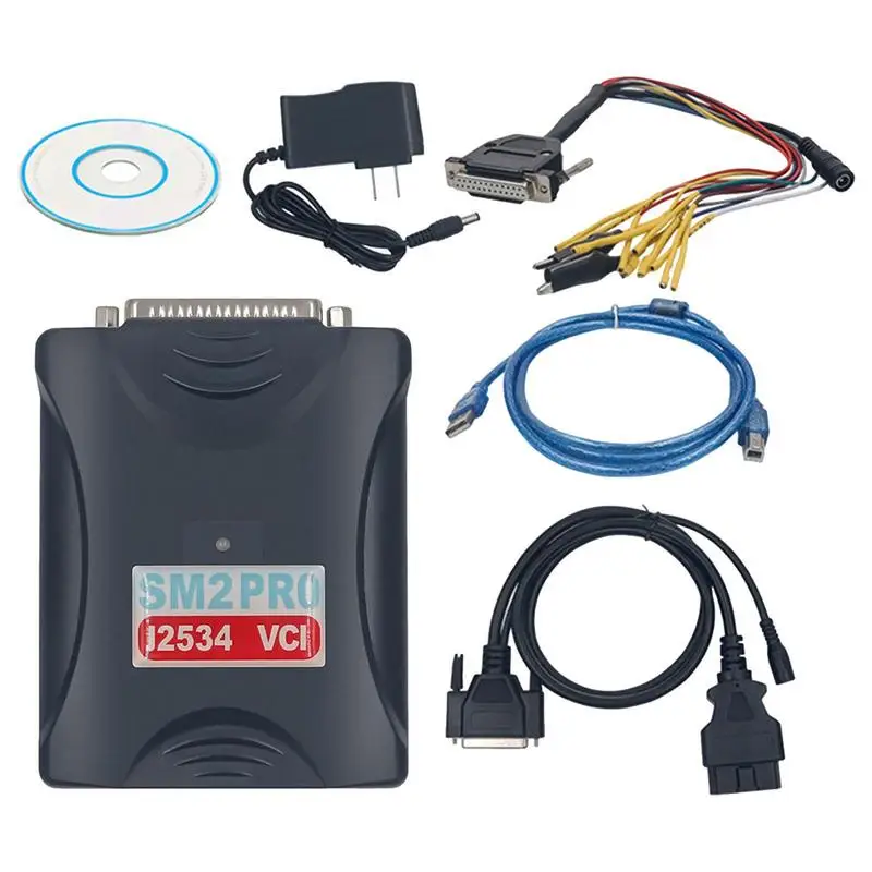 

Professional SM2 Pro J2534 VCI Programmer Tool SM2 Pro Support 67 IN1 SM2 Protocol SCANMATIK 2 Pro Car Diagnostic Tool