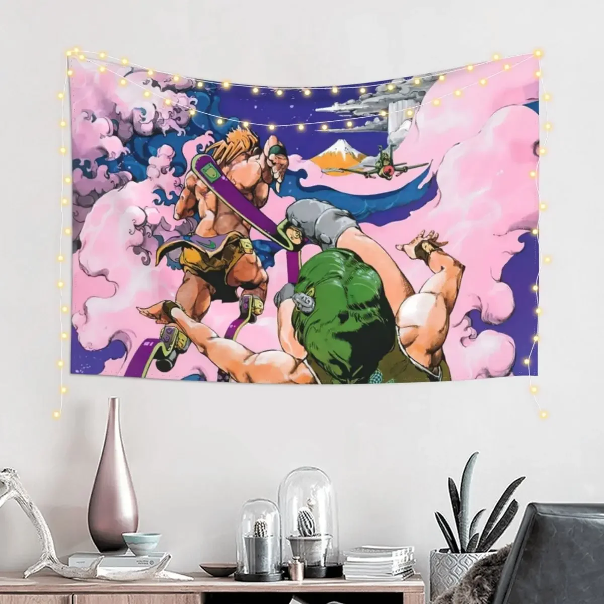 Аниме Araki Paralimpic гобелен украшение стены декор комнаты эстетические настенные