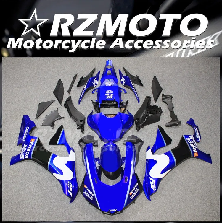 

4Gifts New ABS Motorcycle Fairings Kit Fit for YAMAHA YZF - R1 R1m 2015 2016 2017 2018 15 16 17 18 Bodywork Set Blue