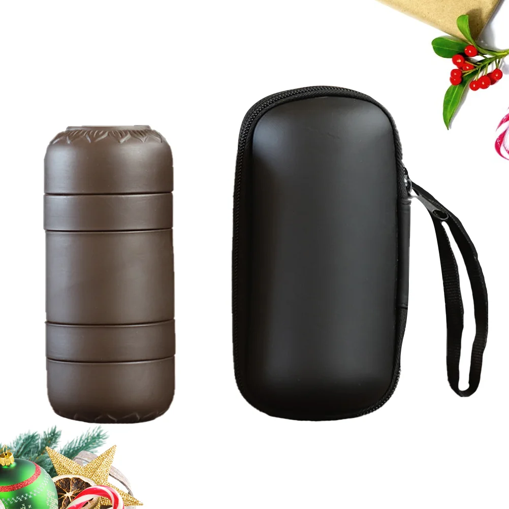 

Travel Tea Pot Purple Tea Kettle Purple Clay Teacups Portable Tea Set Purple Clay Teapot Portable Teapot