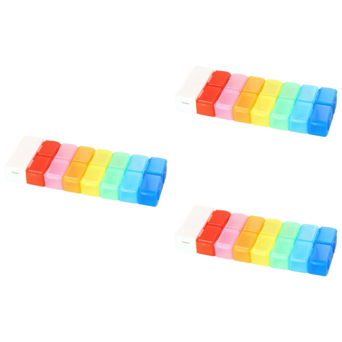 

3 набора, съемный контейнер для лекарств с 14 отделениями