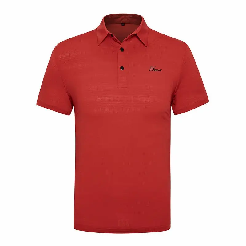 Golf Clothing for Men Summer Short-sleeved T-shirt Sweat-absorbent Golf POLO Shirt Outdoor Sports Quick-drying Breathable Top