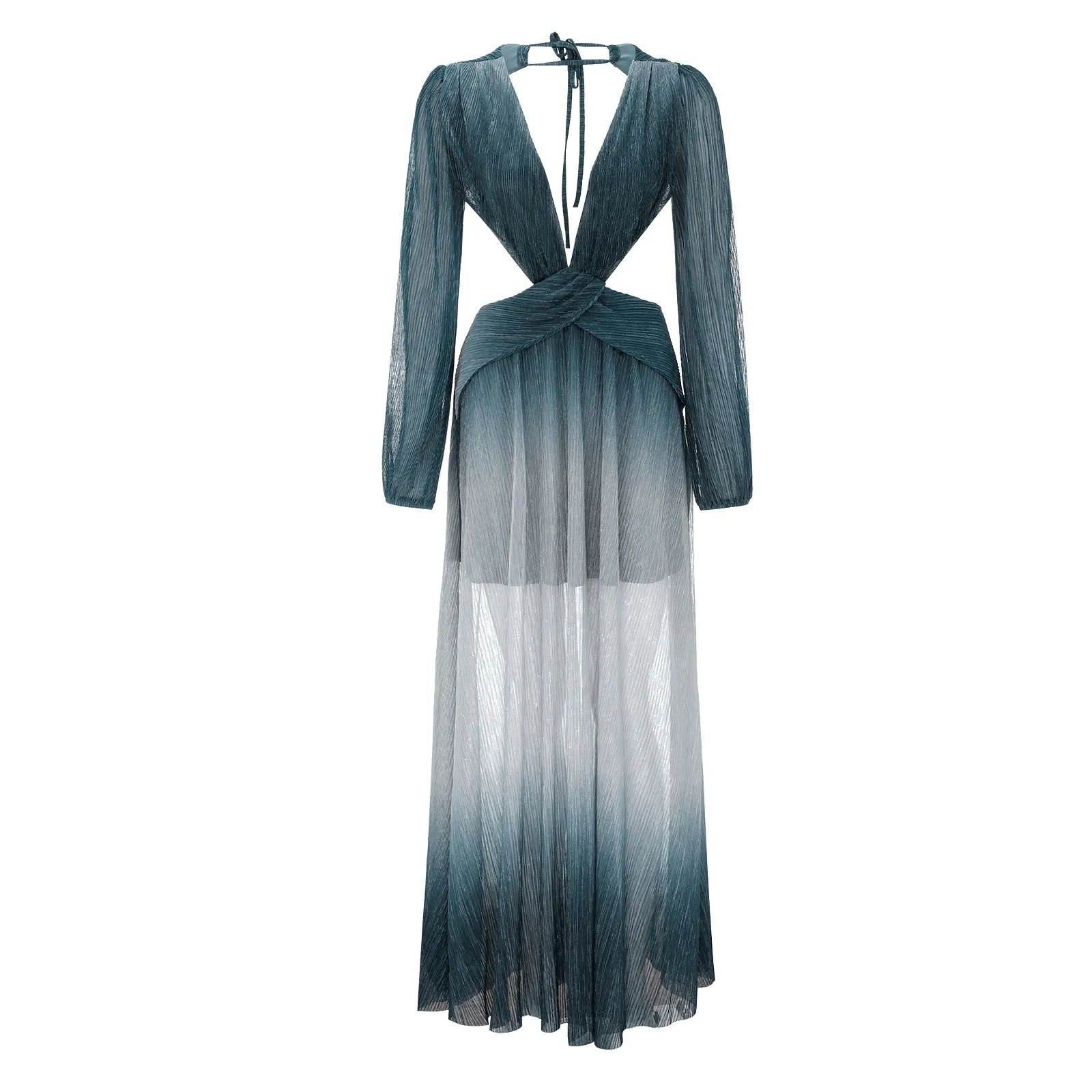 

Women Long Maxi Gradient Ombre Dress Convertible Transformer Wedding Party Cocktail Homecoming Gown