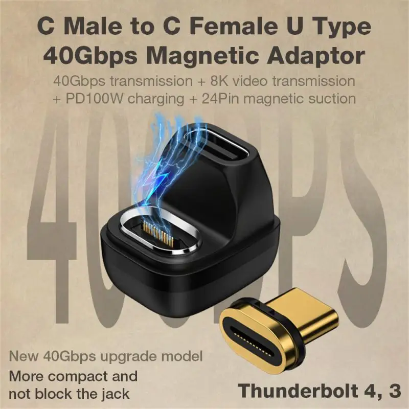 

40gbps Type C Data Adapter Multifunctional 8k@60hz Data Sync Converter 100w Fast Charging Charging Adapters Office Accessories