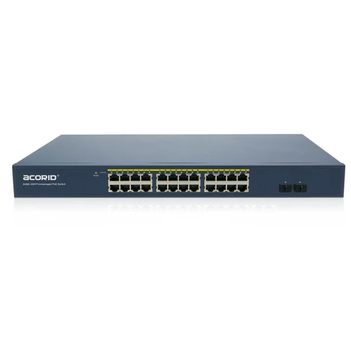 

Network Hub Price 24 Ports Gigabit Switch PoE Rack Mount PoE Switches