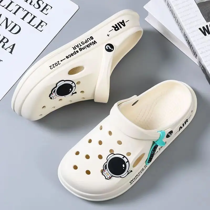 Fashion Platform Garden Women's Sandals Summer Casual Clogs Female Sandals Thicken Non-slip Beach Flip Flops Slippers for Woman