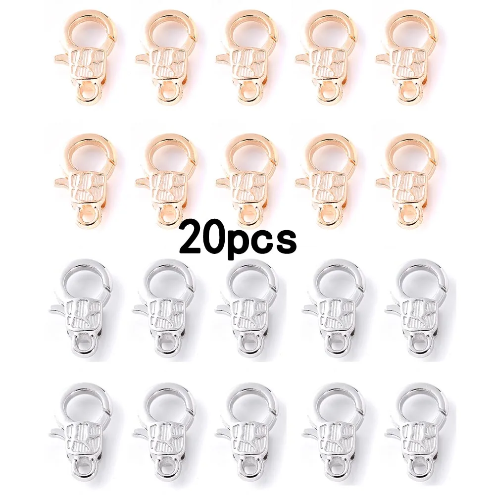 

20 шт., металлические застежки-карабины