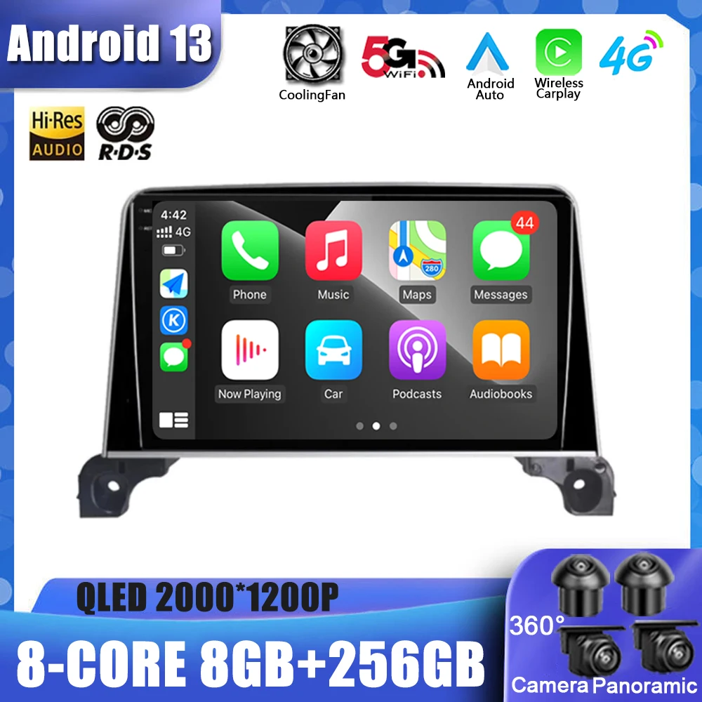 

Автомагнитола, мультимедийный плеер на Android 13 для Peugeot 5008, 4008, 3008, 2017, 2018, 2019, 2020, GPS-навигация, стерео, Carplay, без DVD