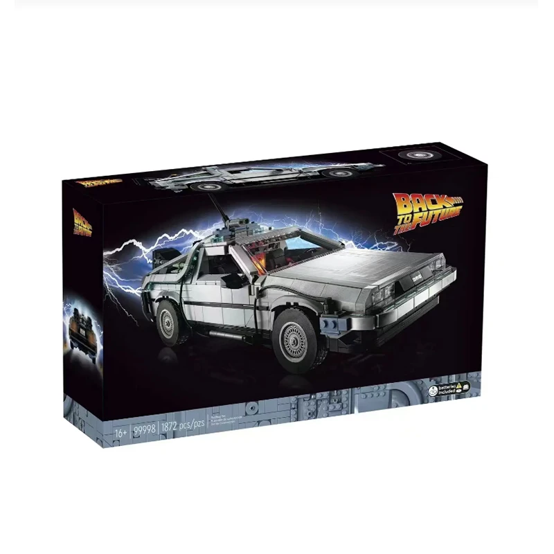 

IN STOCK Back to the Future Time Machine Concept Car Building Blocks Fit 10300 DeLorean DMC-12 Bricks Toys for Children Gift Set