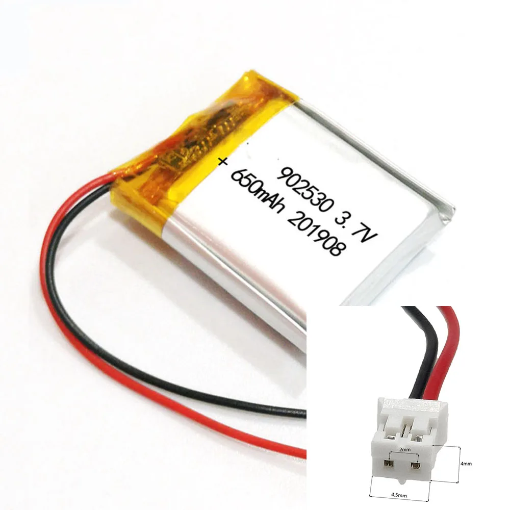 Аккумуляторная 3 7В 650мАч 902530 Полимерный ионный аккумулятор для DVD МОБИЛЬНЫЙ