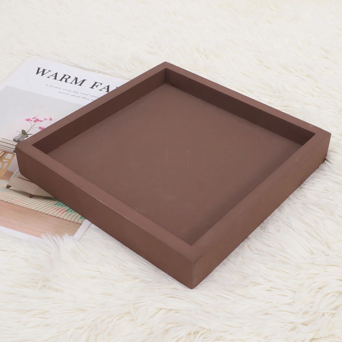 

Planter Saucer Tray Flower Pot Drainage Tray for Indoor and Outdoor ( Coffee )