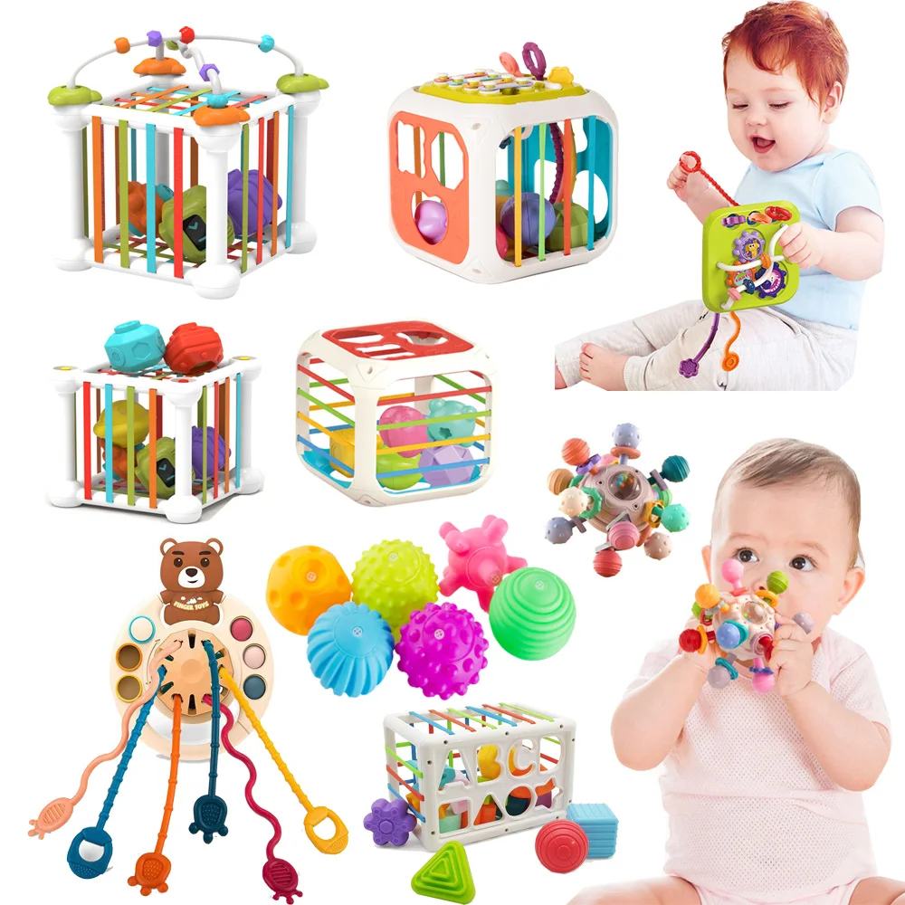 

Baby Shape Sorter Toy Montessori Sensory Sorting Toys Motor Skills Training Games Kids Educational Toys For Children 1 2 Years