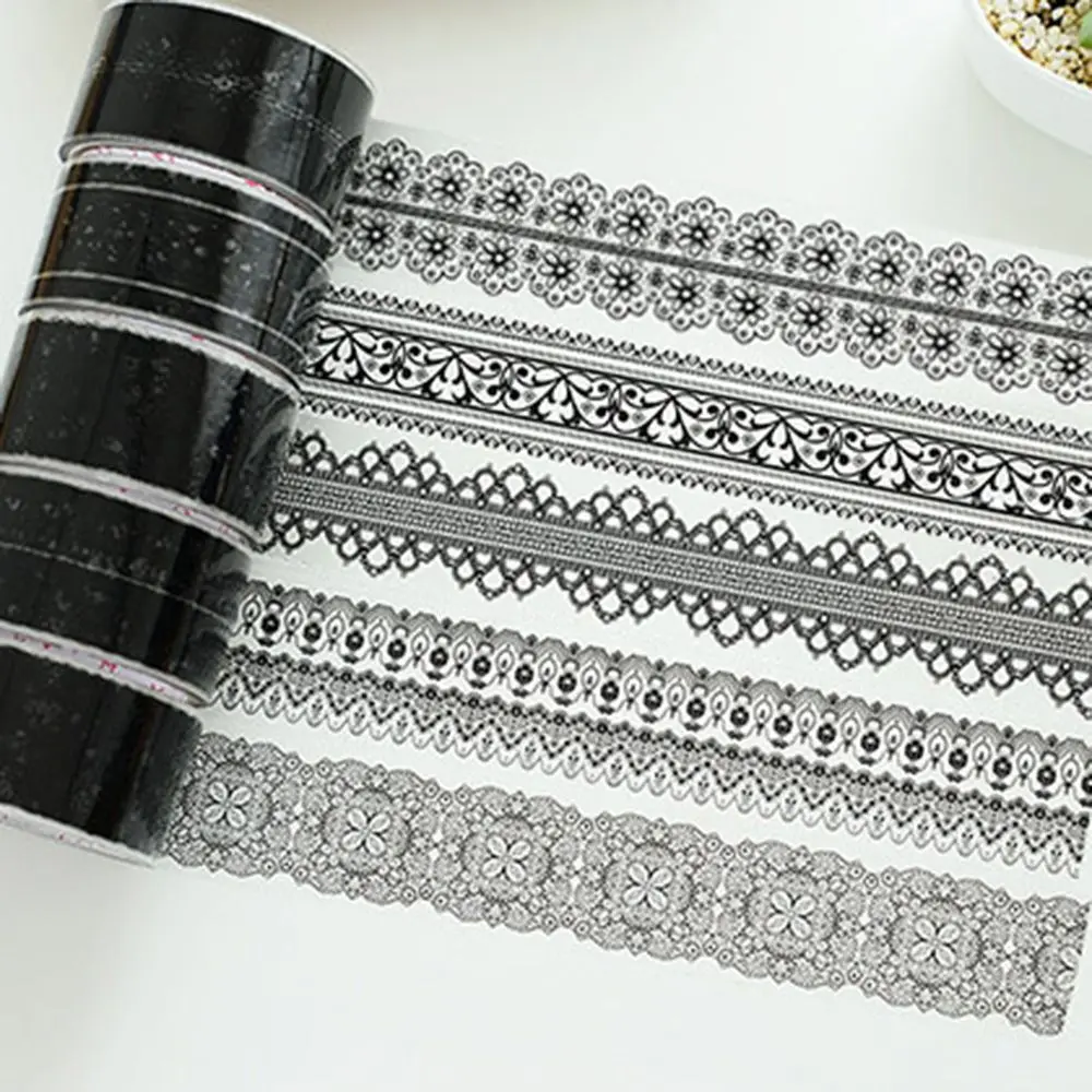 

Painting Core Lace DIY Scrapbook Carton Sealing Decor Tape Adhesive Packing