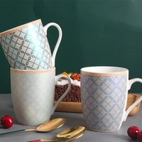 bone china mug depicts phnom penh european ceramic coffee cup water cup afternoon cup mom mug cup set pink coffee mug