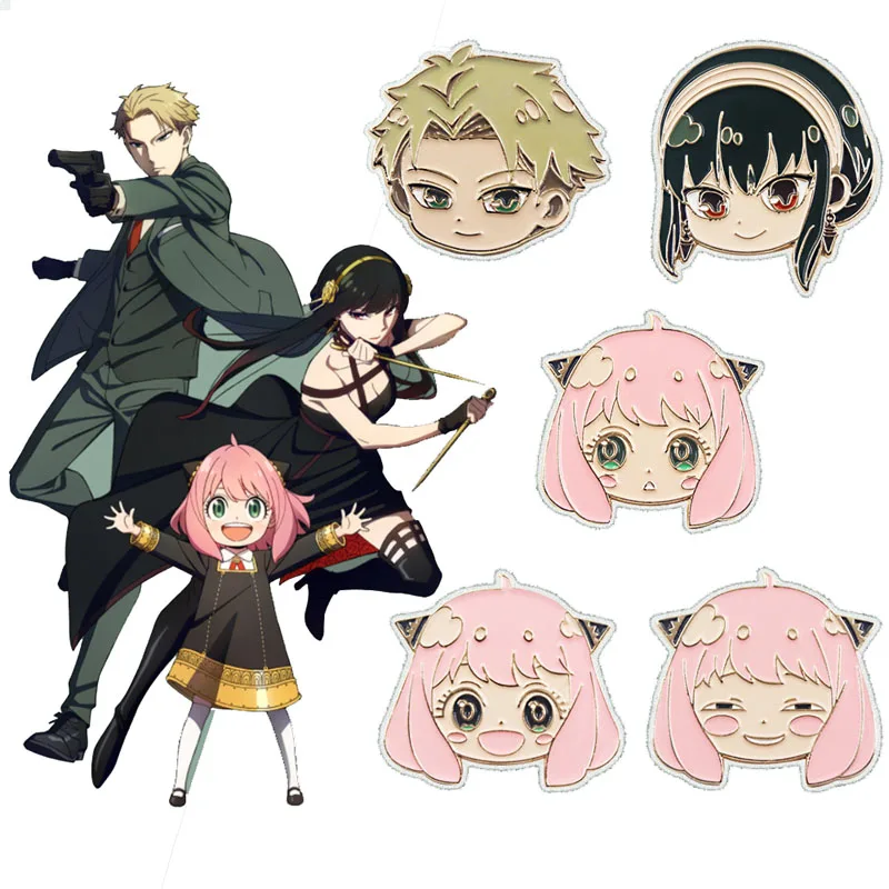 

Шпионская семейная брошь, эмалированные булавки, булавки, сумерки, значок, косплея, сумка, одежда, искусственная нить, значок, модные ювелирные изделия, подарки