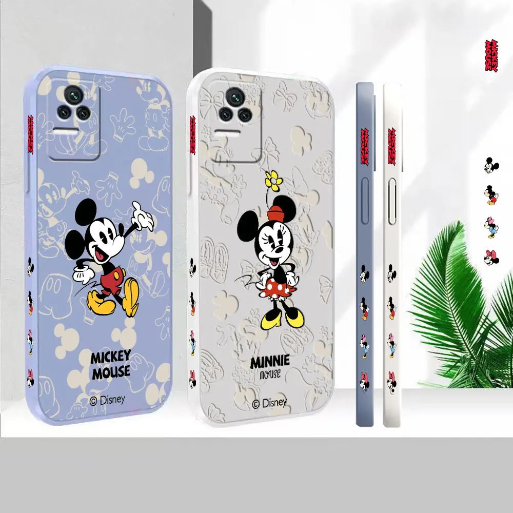 

Liquid Case For Redmi K60E K60 K50 K40S K40 K30 K20 12C 10C 9 9A 8A 8 10X 10A 10 Pro Uitra Mickey Minnie Mouse Cover Funda Cqoue