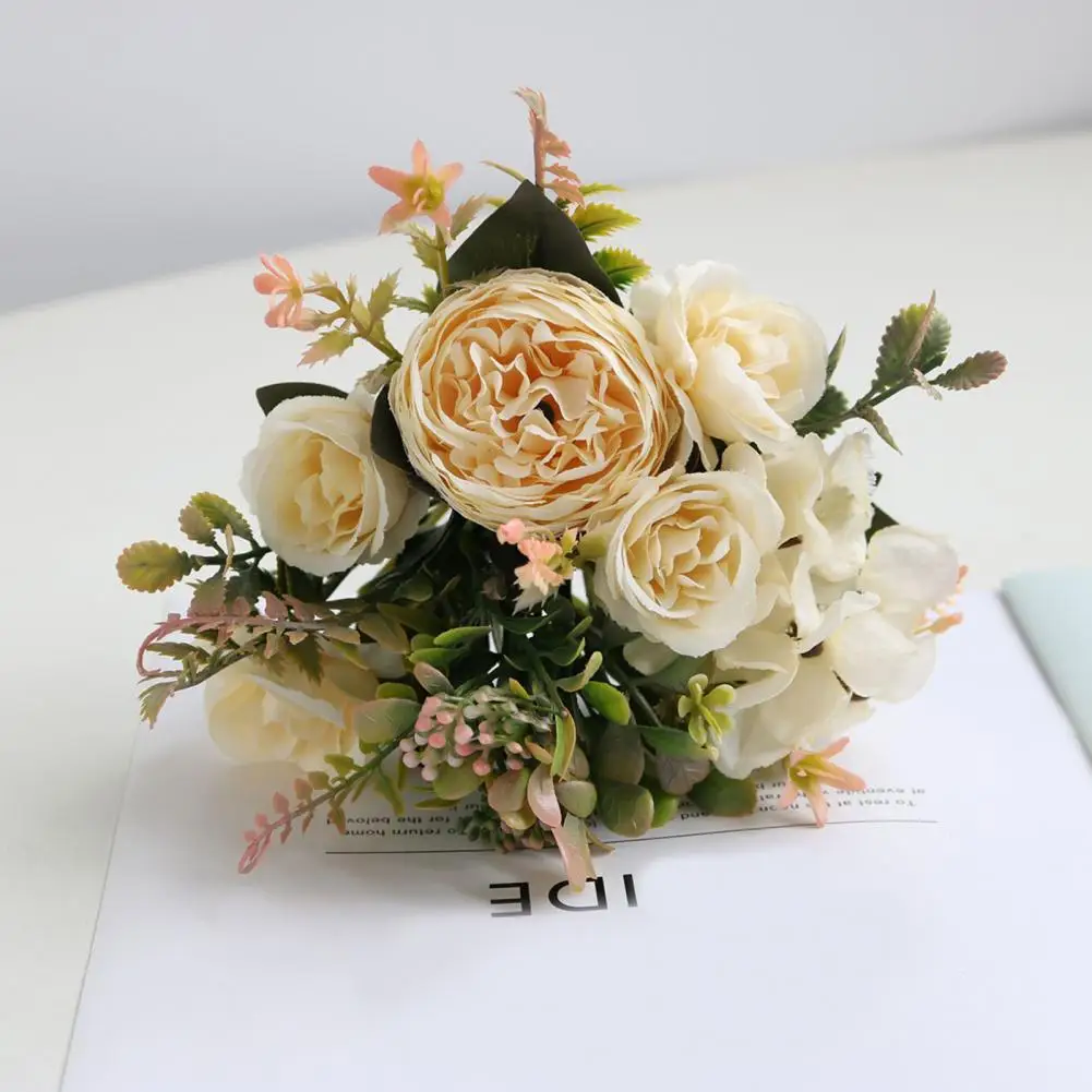 Искусственный цветок пиона искусственный букет невесты водонепроницаемый