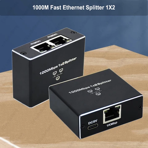 YiFanHeRong RJ45 разветвитель 1x2 1000 Мбит/с