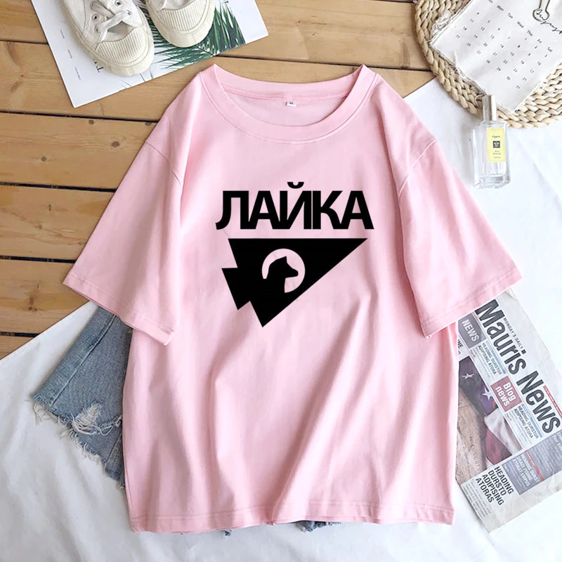 Футболка Kate Бишоп Женская хлопковая рубашка с принтом космической собаки в