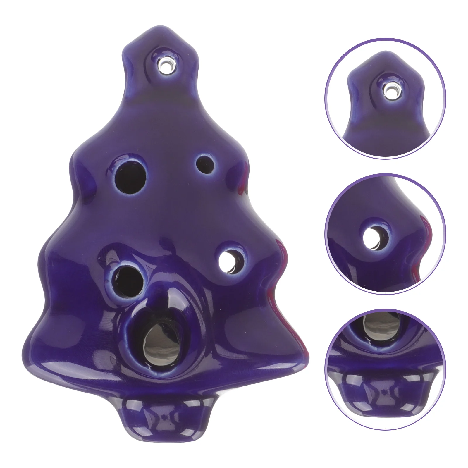 

Ocarina Hole Instrument Beginner Children Practice Holes Beginners Wind Ceramic 6