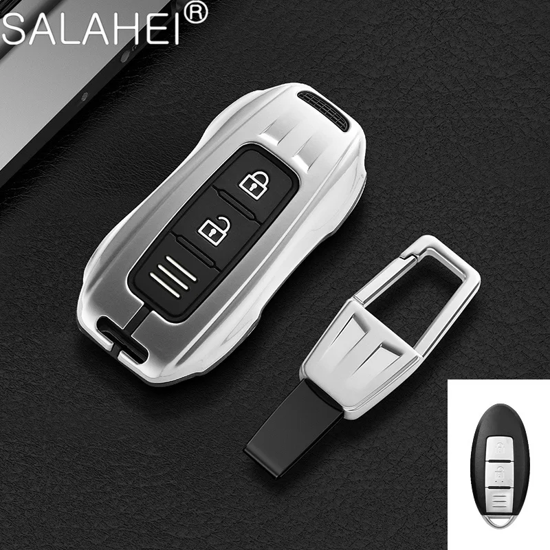 

Zinc Alloy Car Key Case Cover For Nissan Qashqai J10 J11 X-Trail T31 T32 Kicks Tiida Pathfinder Murano Note Juke 370Z Cube Micra