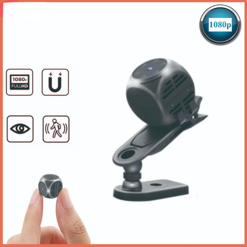 

HD 1080P Mini Secret Video Camera DV/DVR Infrared Night Vision Motion Detection Micro Audio Recorder Suport Hidden TF Card