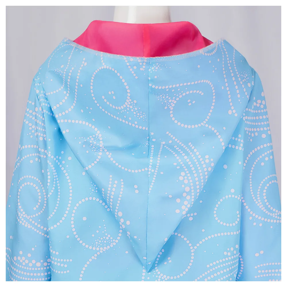 Хэллоуин Золушка Фея Крестная Мать Косплей Костюм Девушки Женщины Голубые