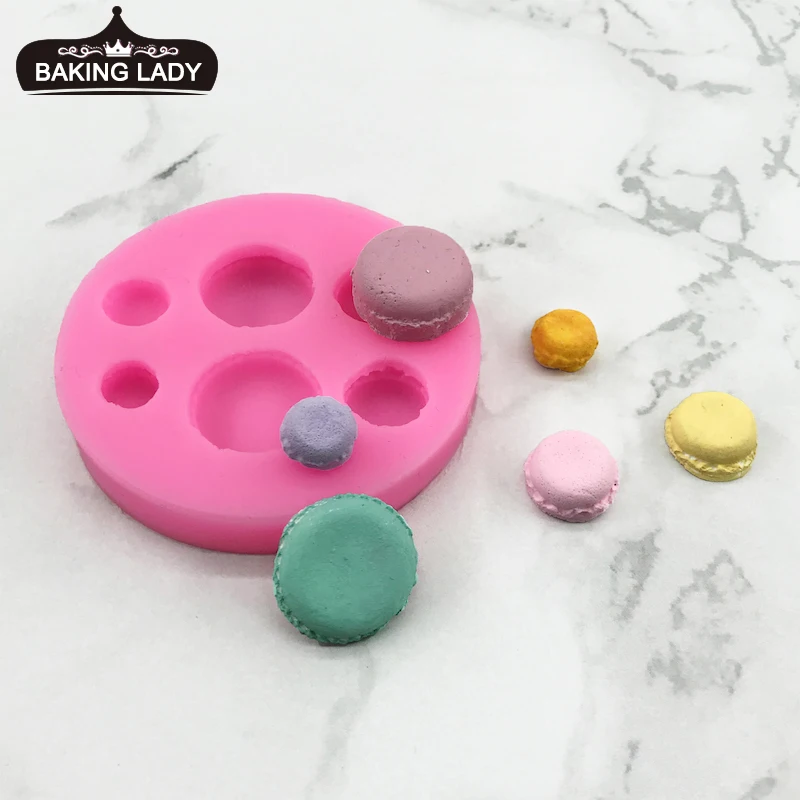 

MNYB New Arrival Size Macaron Cake Fondant Mould Cake Decorating DIY Chocolate Baking Silicone Mould Pastry Kitchen Baking tool