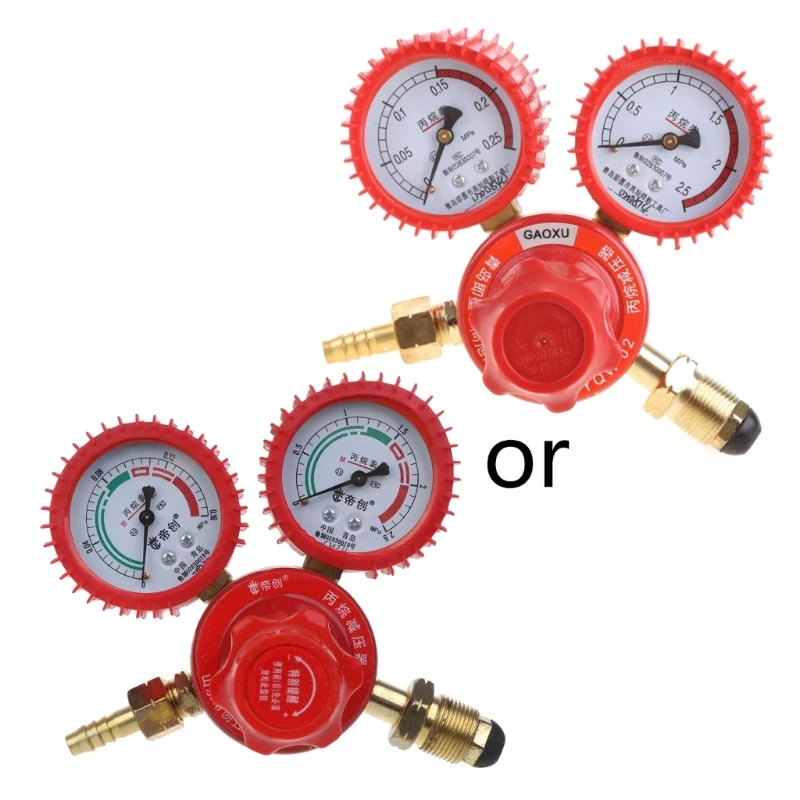 

Propane Dial Pressure Gauge Propane Regulator Welding Gas Gauges 0-2.5MPA R7UA