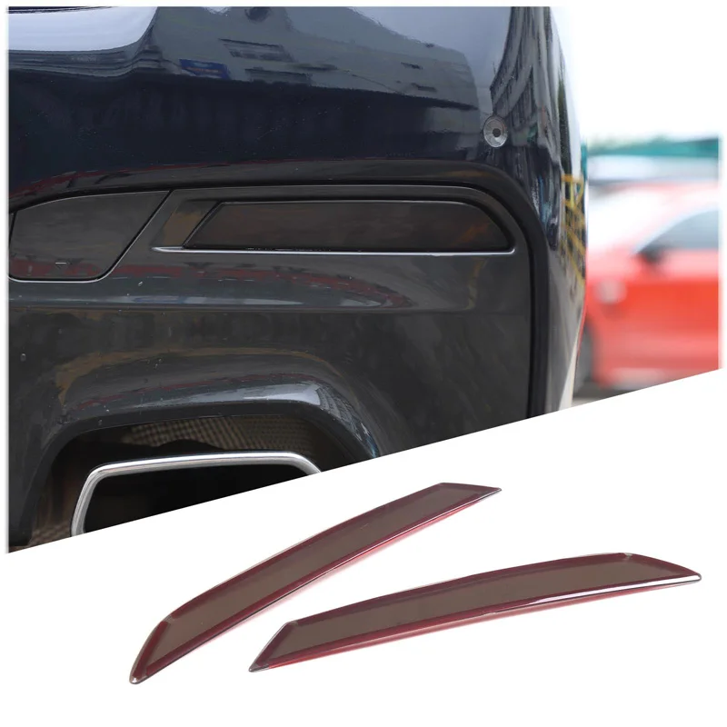 

For BMW 5 Series G30 2018-2022 Sport Version ABS Car Rear Fog Lamp Decorative Cover Sticker Car Exterior Accessories