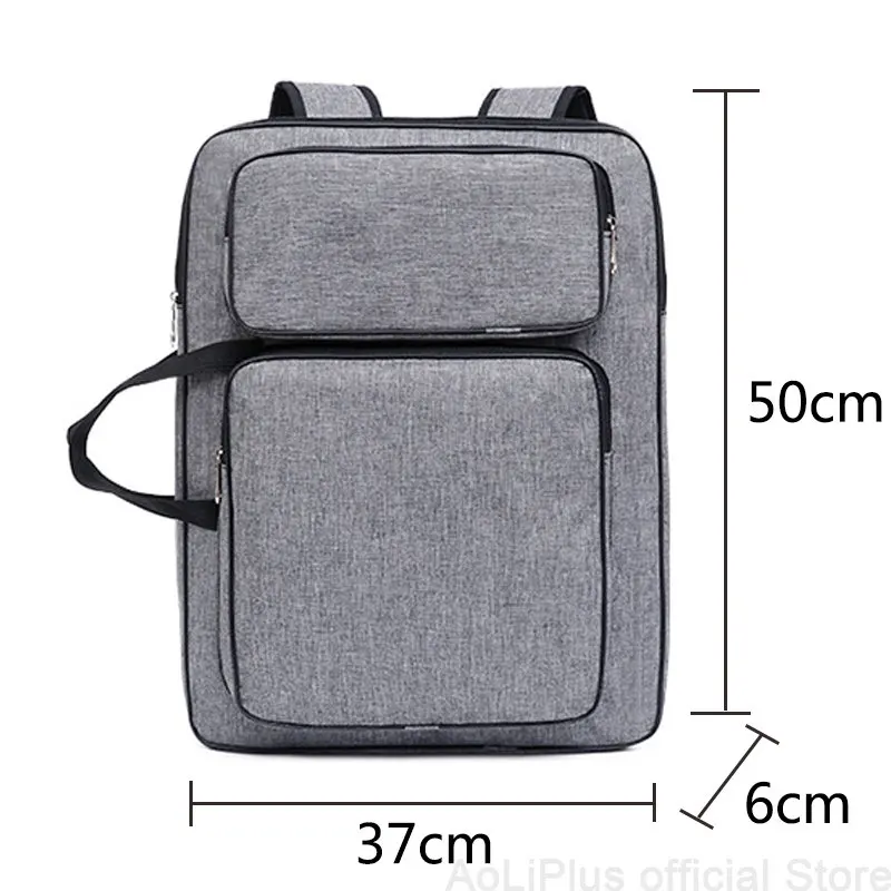 

portable 8K drawing board bag drawing bag Oxford cloth shoulder Pencil Bag Case Organizer painting bag art supplies