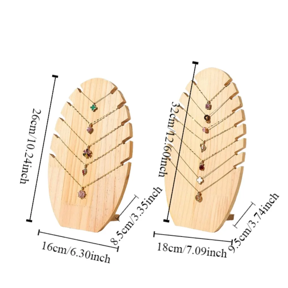 Деревянная доска для ожерелья в форме пламени подвесная стойка подвесной