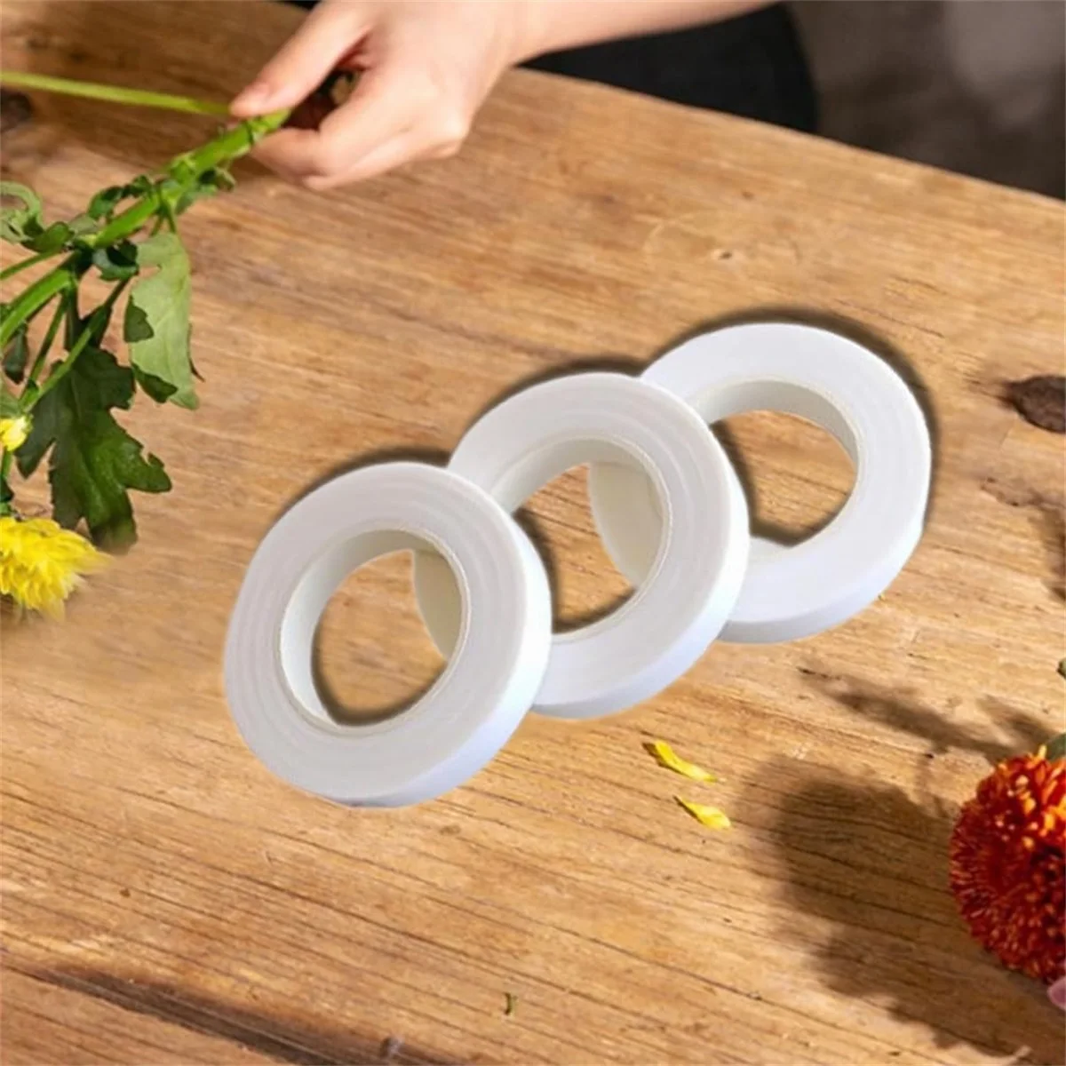 Лента для цветочного хозяйства самоклеящийся букет цветочный стебель бумажные