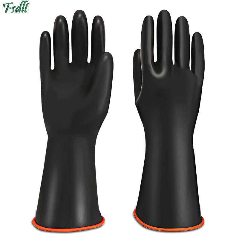 

6PCS Work Safety Gloves Rubber Gloves Heavy Duty Chemical Resistant Acid Oil Resistant Latex Gloves For Home kitchen accessories