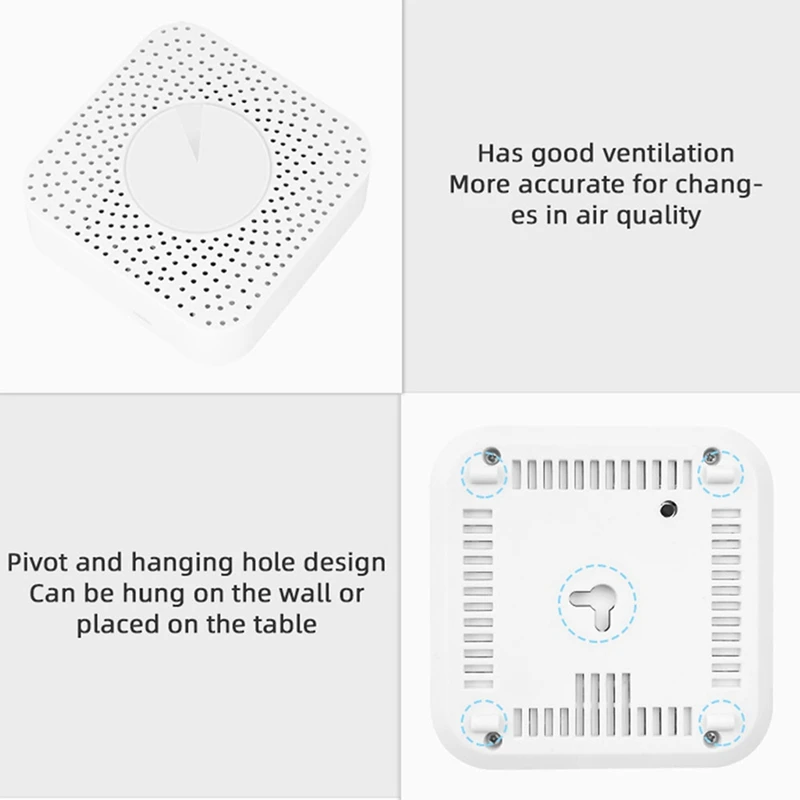 2X6 в 1 монитор качества воздуха Tuya Wi-Fi умная воздушная домработница PM2