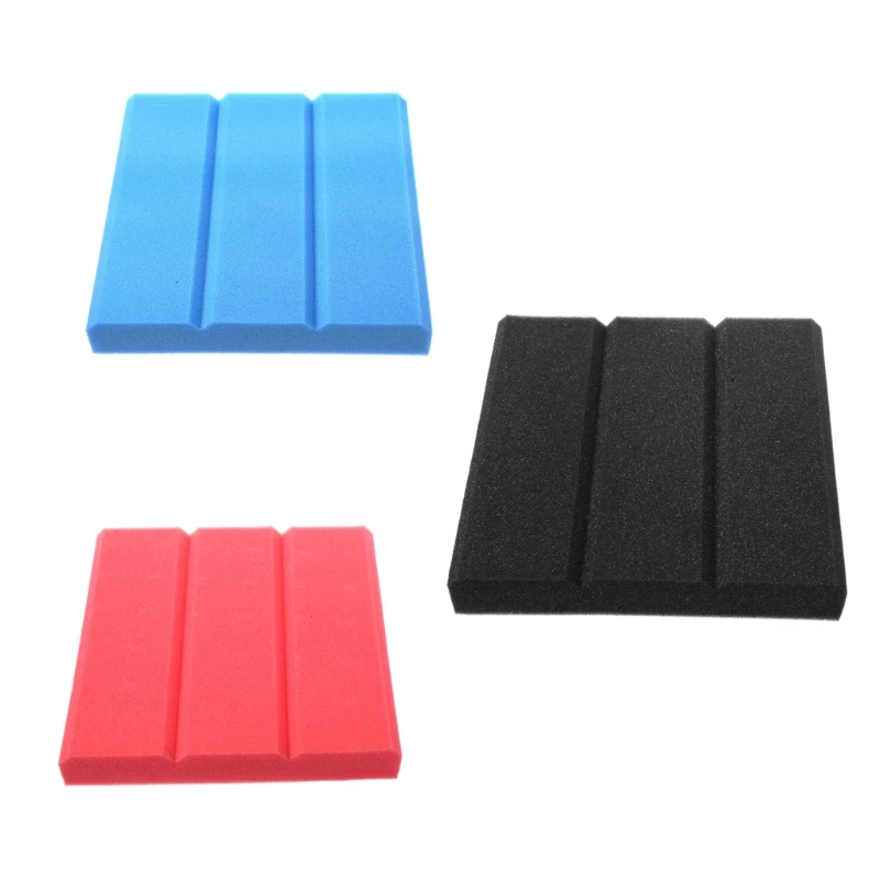 

090E 30x30x5cm Soundproofing Foam Studio Acoustic Sound Absorption Wedge Ti