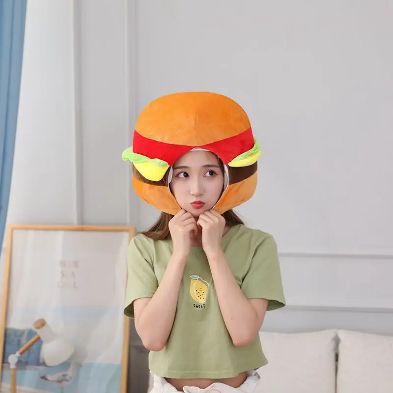 Hamburger Hat Funny Food Cosplay Headwear