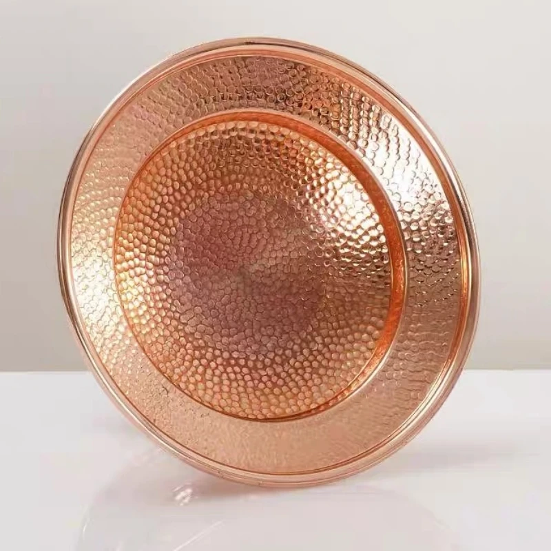 Тибетская тарелка с высокими фруктами и алтарями гравировка ручной работы