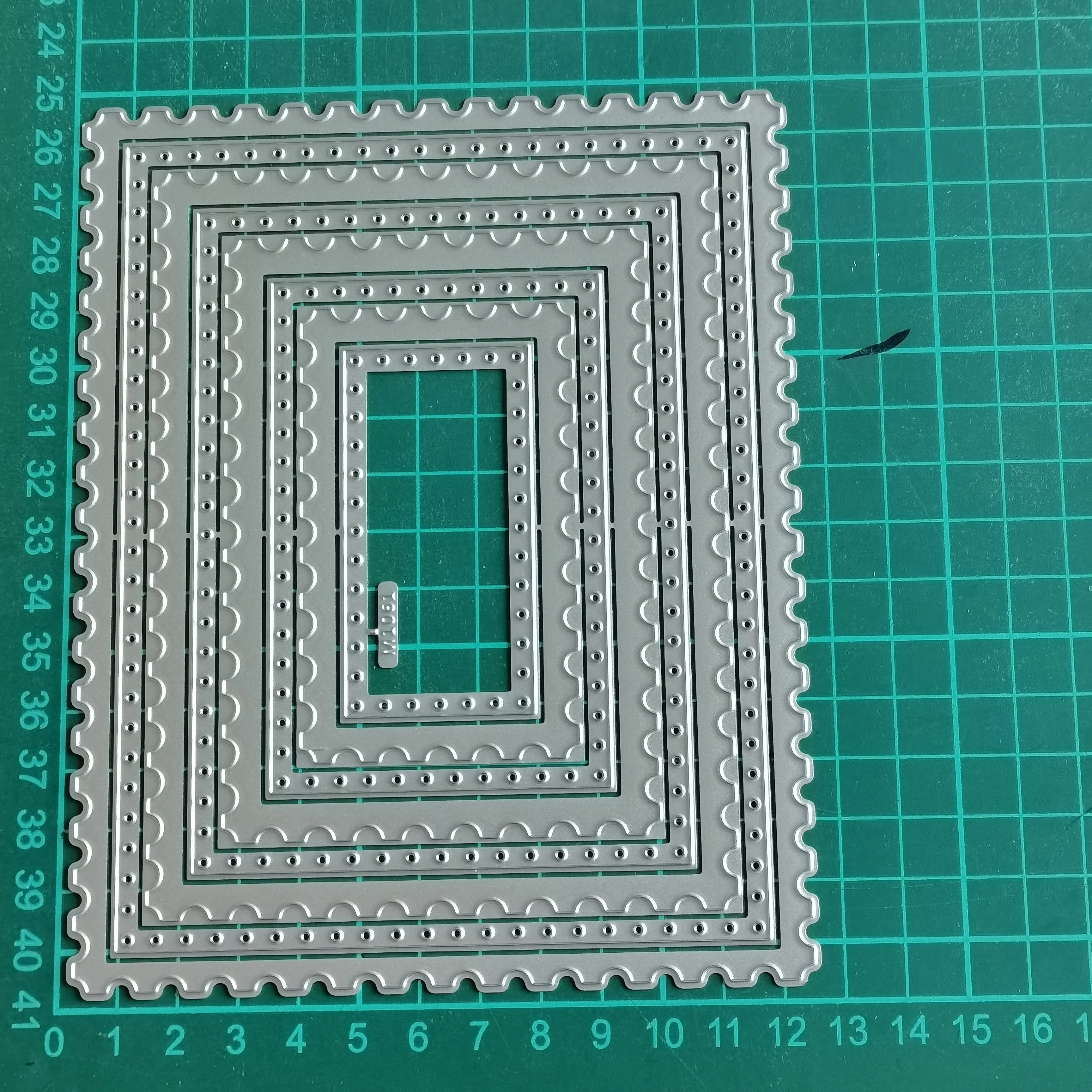 PUPPY STAMP 2023 прямоугольная форма металлические трафареты для украшения