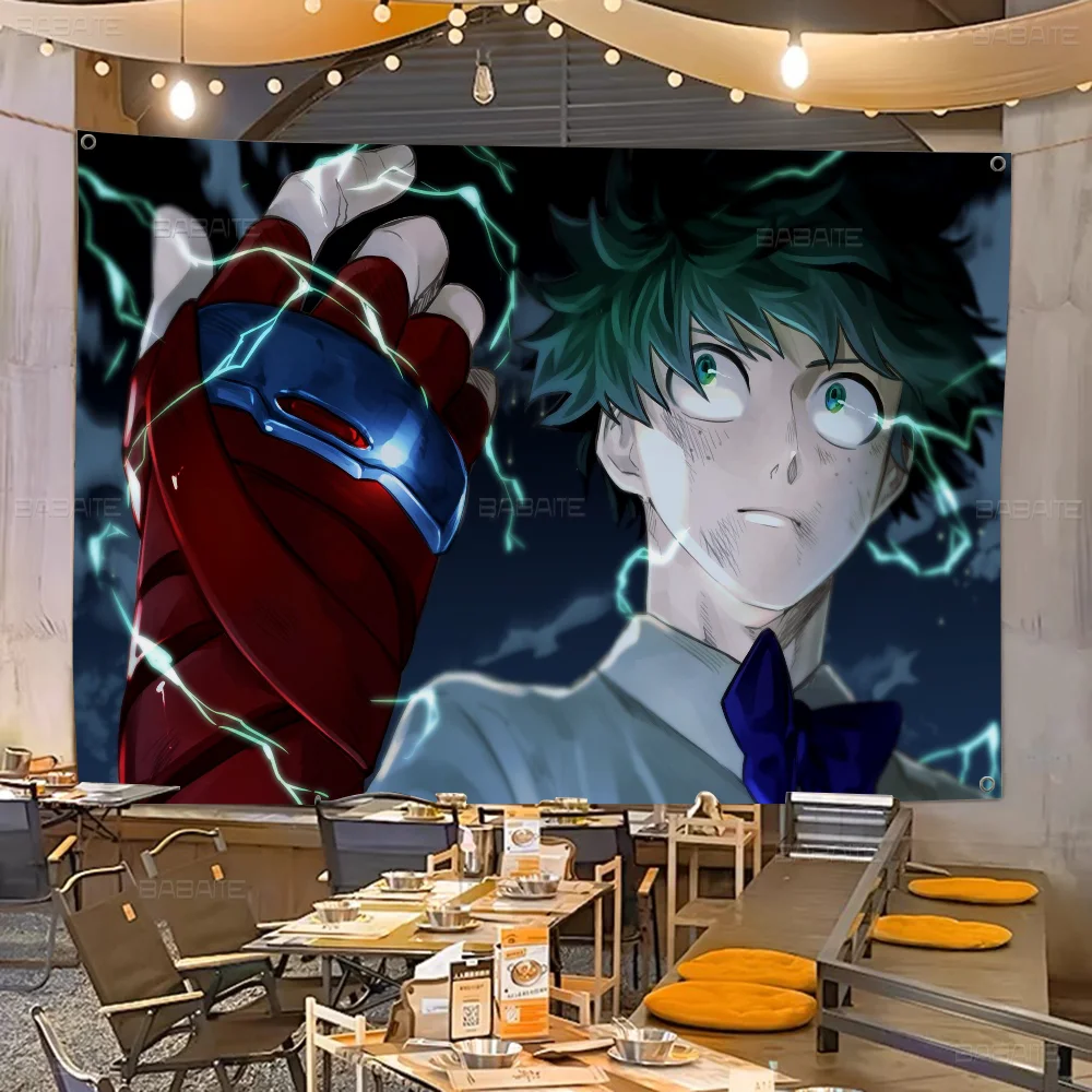 Флаг My Hero Academia Midoriya Lzuku DIY для семейной группы фото гостиная домашний декор в