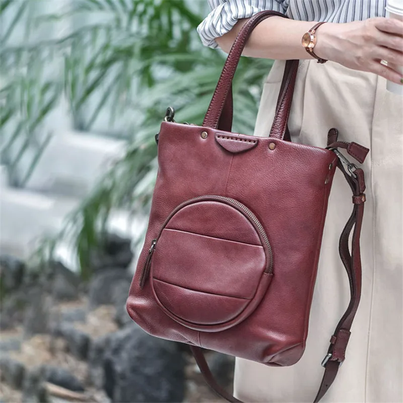 

Organizer designer Casual fashion luxury natural organizer genuine leather women's tote bag weekend outdoor real cowhide handbag