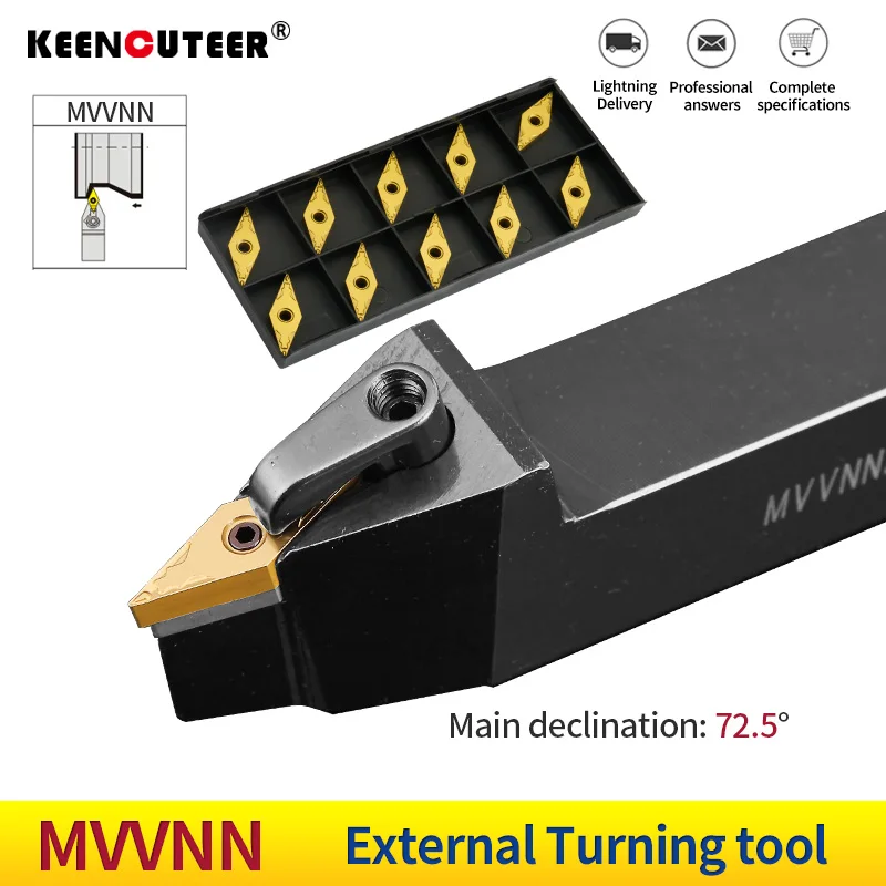 ER16 Turning tool holder 25×150mm Inserts Threading SER2525M16 Durable 